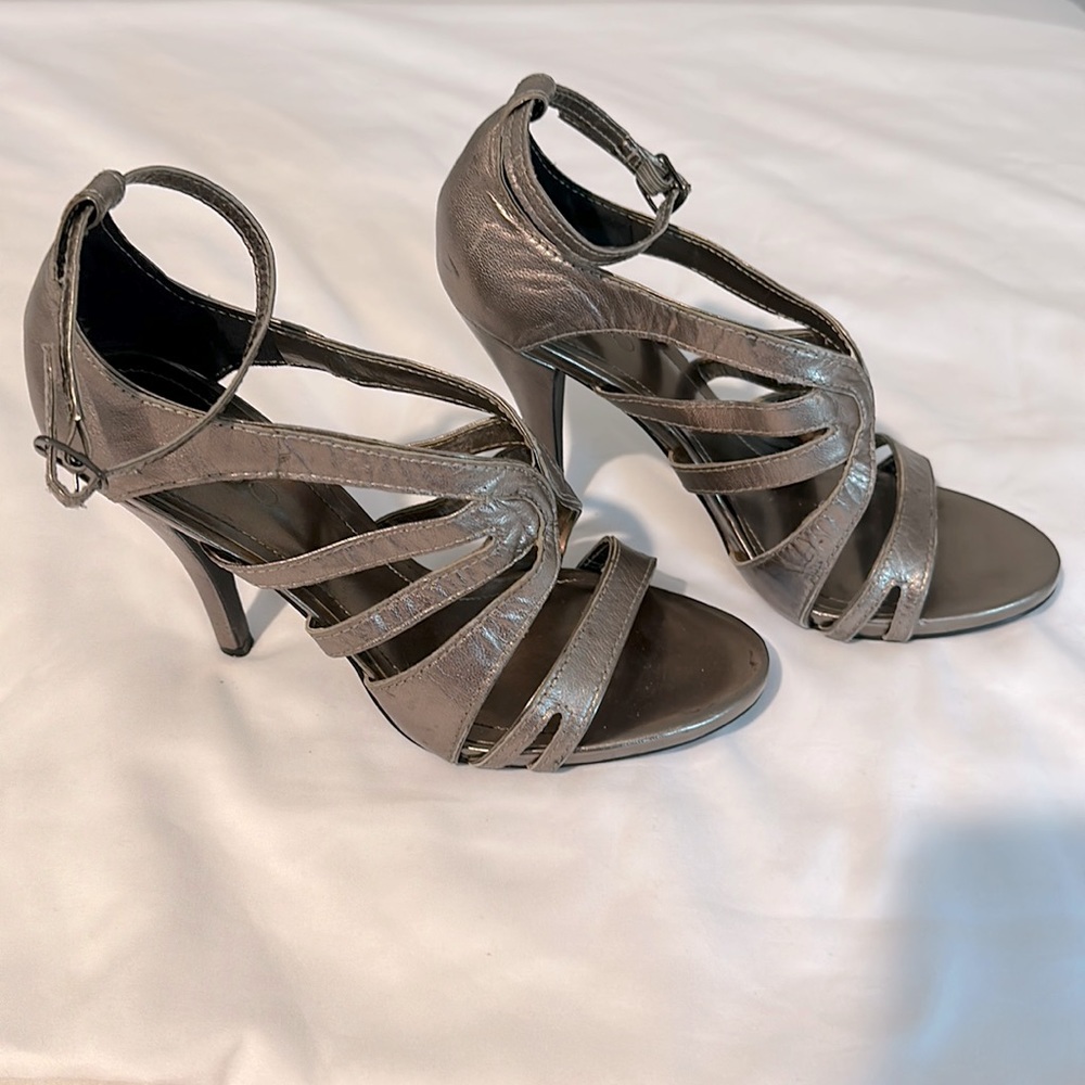 ALDO Gunmetal Metallic Stiletto Heel
